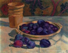 Nature morte avec des prunes