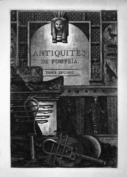 La page de titre porte l'inscription: "Antiquites de Pompeia, To