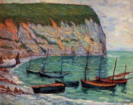 Bateaux de pêche sur le rivage