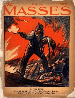 Couverture du numéro de juin 1914 des masses