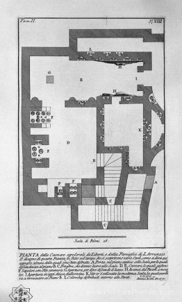 Les antiquités romaines, t. 2, planche VIII. Entrée de la chambr