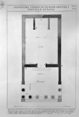 Les antiquités romaines, t. 4, plaque XLIV. Plan du temple de Ju