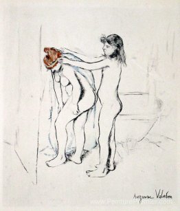 Mère et fille après le bain II