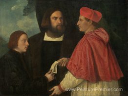 Girolamo et Cardinal Marco Corner investissent Marco, Abbot de C