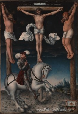 La crucifixion avec le centurion converti