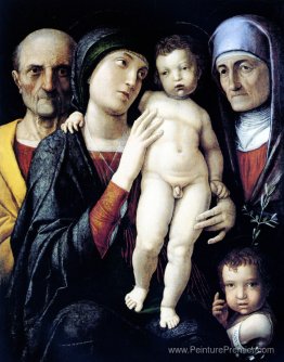 Vierge et enfant avec Saint-Jean-Baptiste, Saint-Zachary et St.