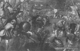 Francesco II Gonzaga contre Charles VIII de France 1495 en comba