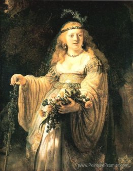 Saskia van Uylenburgh en costume arcadien