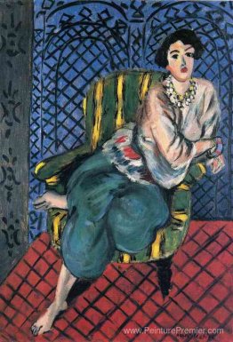 Femme assise sur une chaise