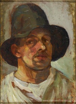 Autoportrait avec chapeau