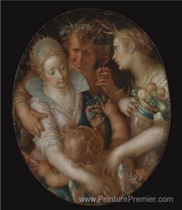 Bacchus entre Ceres et Vénus