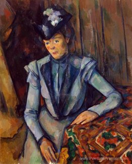 Femme en bleu. Madame Cezanne