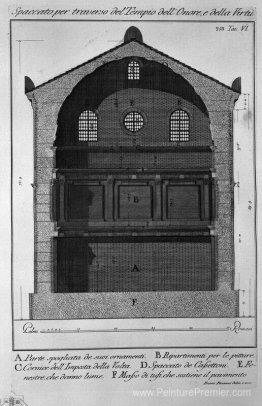 Transversale transversale au temple d'honneur et de vertu