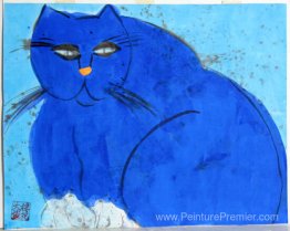 Chat bleu