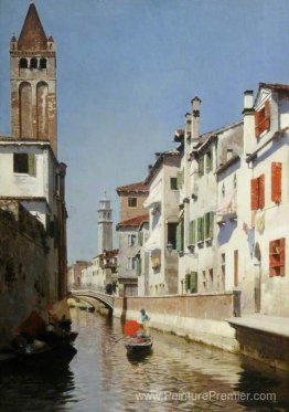 Une scène de canal, Venise