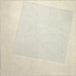 Composition suprématiste: blanc sur blanc