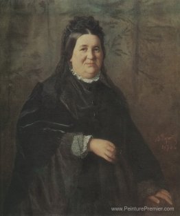 Portrait de A.I. Kridener, né. Ivanova, mère de l'artiste