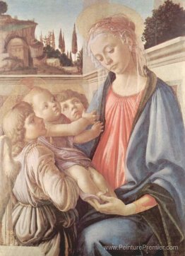 Madonna avec deux anges