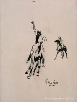 Deux joueurs de polo