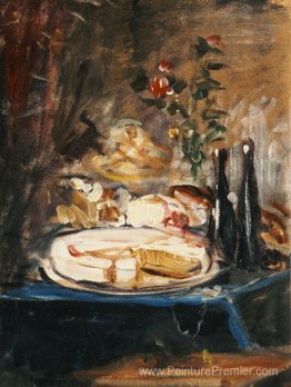 Table avec gâteau