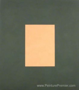 Orange clair avec vert clair, août 1989