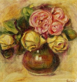 Vase de roses