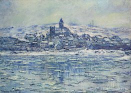 Vetheuil, Floes sur glace