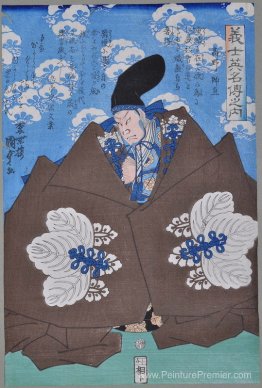 Le célèbre acteur de Kabuki Takeda Harunobu (Takeda Shingen). De