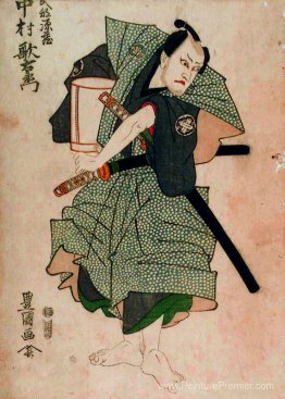 Utaemon Nakamura III comme Genzō Takebe par Toyokuni Utagawa I