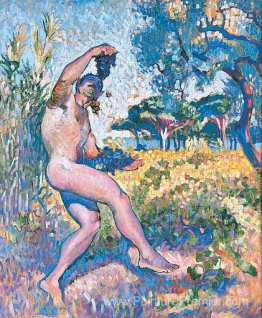 Étude pour la faune. L'homme avec le cluster