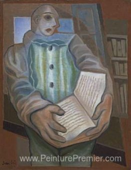 Pierrot avec livre