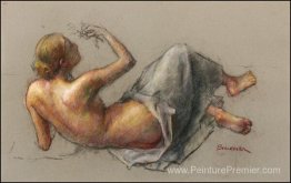 Femme nue inclinable