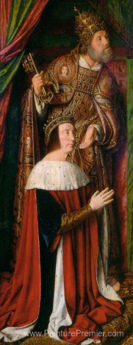 Peter II de Beaujeu de Bourbon avec Saint-Pierre - Aile gauche d