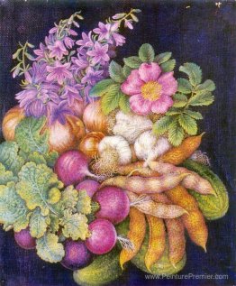 Nature morte "Fleurs et légumes"