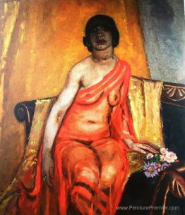 Femme couchée nue