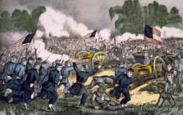 La bataille de Gettysburg, Pennsylvanie. 3 juillet. 1863