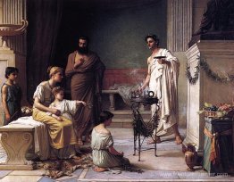 La visite d'un enfant malade au temple d'Aesculapius