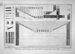 Plan de l'atrium toscan de la maison Cavedio