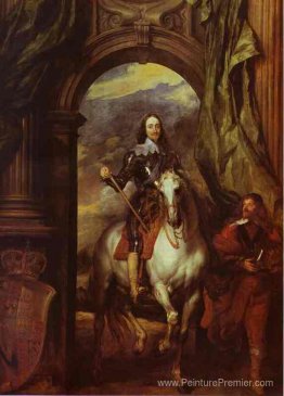 Portrait équestre de Charles I, roi d'Angleterre avec Seigneor d