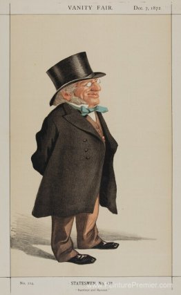 Hommes d'État n ° 1310 Caricature de Sir Francis Goldsmid M.P.