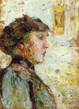 Portrait d'une femme de profil