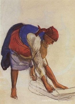 Agriculteur, étalé sur toile