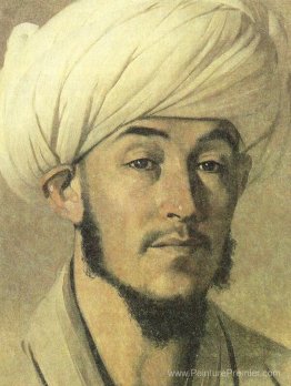 Portrait d'un homme dans un turban blanc