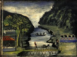 Donkey Bridge (partie de la tapisserie en six peintures)