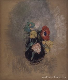 Anémones et tulipes