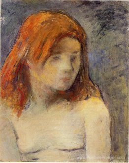 Buste d'une fille nue