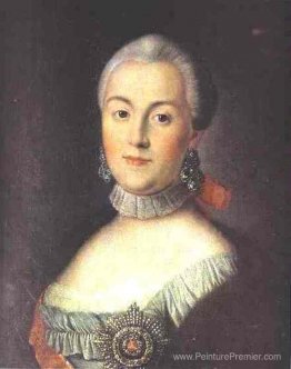 Portrait de la grande duchesse Catherine Alekseevna, future impé