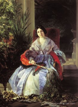 Portrait de la princesse Ye. P. Saltykova