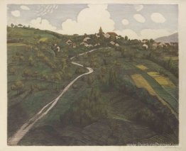 Paysage de Belmont, près de Lausanne