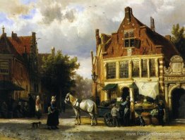 Le coin de Westerstraat et Tabakstraat à Enkhuizen